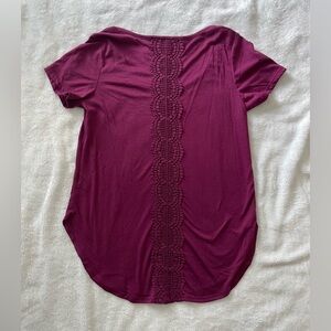 Belle Du Jour Fuchsia Short Sleeve Tee